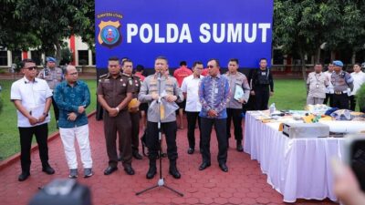 Polda Sumut Tangkap 5 Perampok Spesialis ATM Bank Antar Provinsi
