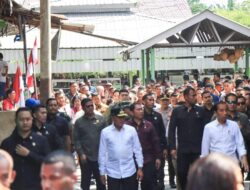 Dampingi Presiden Joko Widodo Di Pasar Brahrang Binjai