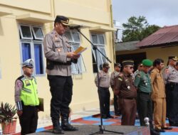 Apel Operasi Zebra Toba 2023, Polres Taput Himbau Warga Taati Aturan Lalu Lintas