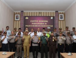 Kapolres Humbahas Jalin Silahturahmi Dan Koordinasi Dengan Forkopimda Humbahas Laksanakan Coffe Morning