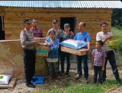 Peduli Kepada Warga, Kapolres Toba: Kebahagiaan itu Letaknya Ada Pada Hati dan Penuh Rasa Syukur