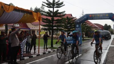 Kapolres Humbahas Sambut Dan Lepas Tim The Rising Tide-A Resonance 2023