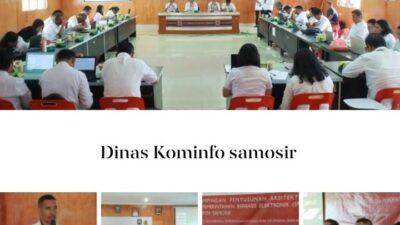 Dinas Kominfo Samosir Gelar Pendampingan Penyusunan Arsitektur SPBE