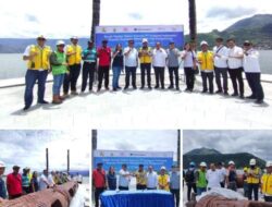 Pemerintah Kabupaten Samosir Terima Totem PT.Freeport Untuk Kawasan Water Front City Pangururan 