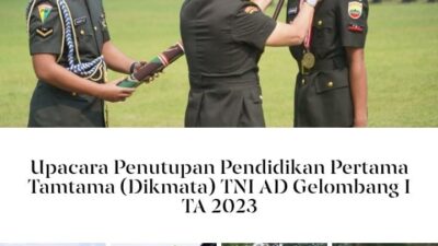 Pangdam I/BB Mayjen TNI Mochammad Hasan Pimpin Upacara Penutupan Dikmata TNI AD Gelombang I 2023
