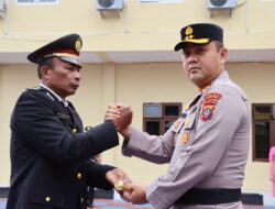 Sertijab Polres Taput, Kapolres Lepas Zuhatta Mahadi Kasatres, AKP Asal Simbolon Dan Iptu Gula Ginting Purna Bakti