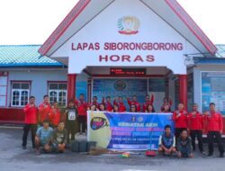 Lapas Kelas IIB Siborongborong Laksanakan Kegiatan Aksi Bersih-bersih Diwilayah Lingkungan Kantor