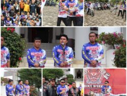 Kapolres Toba Lepas Kegiatan Toba Bike Week 2023 Promosikan Wisata Danau Toba