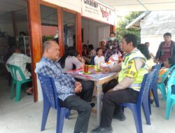 Satlantas Polsek Balige Laksanakan Cooling System Sambangi Warga