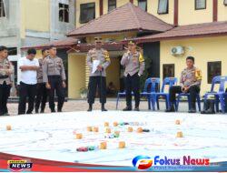 Polres Samosir Melaksanakan Tactical Floor Game (TFG) Operasi Mantap Brata Toba 2023-2024