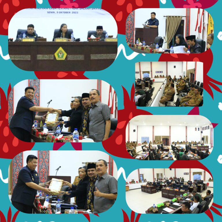 Bupati Samosir Vandiko Timotius Gultom Sampaikan Nota Pengantar Ranperda APBD 2024 dan Nota Pengantar Ranperda atas Pajak Daerah dan Retribusi Daerah