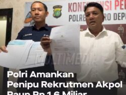 Polres Depok Amankan Penipu Rekrutmen Akpol Raup Rp 1,6 Miliar