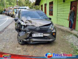 Kecelakaan Lalu Lintas Mini Bus Sigra Vs Suzuki APV Terjadi Di Lumban Julu Kabupaten Toba