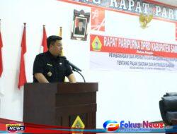 Bupati Samosir Vandiko Gultom Bersama DPRD Samosir Mensahkan Ranperda Tentang Pajak Dan Retribusi Daerah Menjadi Perda 