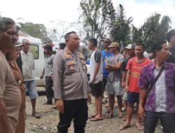 Kapolres Humbahas Turun Langsung Penanggulangan Evakuasi Korban Bencana Alam Tanah Longsor