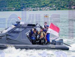 Kapolres Samosir AKBP Yogie Hardiman Mengatakan Race Aquabike Jetski Di Samosir Berjalan Aman