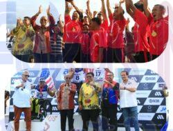 Bupati Samosir Vandiko Gultom & Wakil Bupati Samosir Drs Martua Sitanggang Serahkan Hadiah Juara AQUABIKE WORLD CHAMPIONSHIP 2023