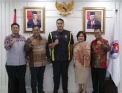 Bupati Samosir & Kadis Dikpora Samosir Ikuti Rakor Persiapan Aquabike Championship Lake Toba 2023 Dengan Menpora
