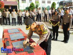 Kapolres Samosir AKBP Yogie Hardiman S.H., S.I.K., M.H. Resmikan Ruangan SPKT dan Asrama Polisi Polsek Harian Boho serta Polsek Simanindo Polres Samosir