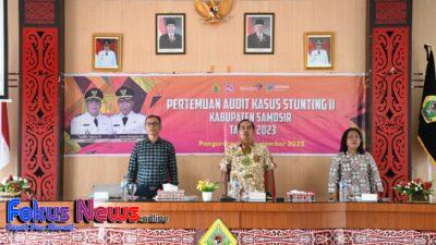 Pemerintah Samosir Melalui Dinas P3AP2KB Samosir Gelar Audit Kasus Stunting Tahap II