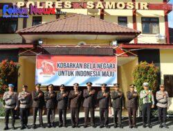 Polres Samosir Melaksanakan Upacara Peringatan Hari Bela Negara ke-75