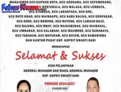 Dua Nama ini Resmi Dilantik sebagai General Manager dan Wakil General Manager KSP KOPDIT Swastisari Kupang