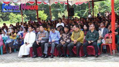 Pemkab Samosir Hadiri Pisah Sambut Pastor Paroki Santo Mikhael Pangururan