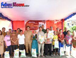 Bupati Samosir Launching Penyaluran Bantuan Pangan Cadangan Beras Pemerintah Tahun 2024