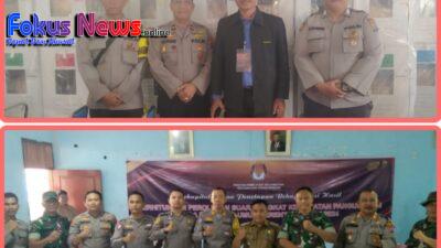 Polres Samosir Amankan Proses Rekapitulasi Hasil Pemilu 2024 tingkat Kecamatan