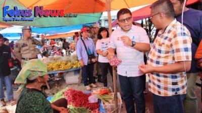 Pejabat Bupati Taput Laksanakan Kunjungan Ke Pasar Tarutung