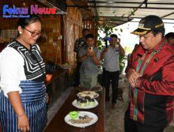 Bupati Samosir Tinjau Pelatihan Kuliner dan Pengolahan Hasil Pertanian di Objek Wisata Lagundi