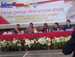 Polres Taput Laksanakan Focus Group Discussion Membangun Gerakan Bina Damai dan Resolusi Konflik di Kabupaten Tapanuli Utara