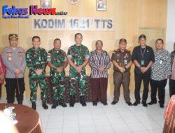 Transit Pangdam IX/Udayana Beserta Rombongan di Makodim 1621/TTS, Memberi Semangat Bagi Anggota