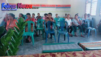 Danramil 05/Panite Hadiri Sosialisasi Edukasi Penyakit Menular HIV/AIDS dan TBC Di Desa Linamnutu