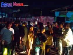 Wartawan dan LSM Gelar Aksi Lilin di Lokasi Tewasnya Wartawan Sekeluarga di Karo