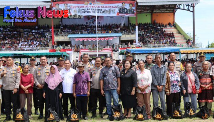 Kunjungan Wakapolri Di Kabupaten Dairi, Kapolres Humbahas Turut Menyambut