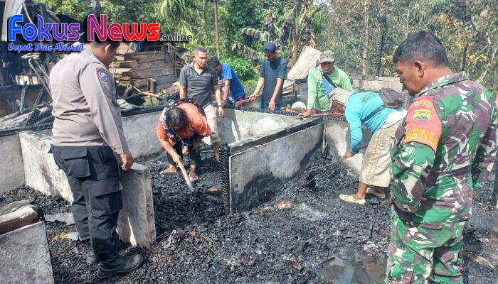 3 Rumah Rata Dengan Tanah Dilalap Sijago Merah Di Adian Koting