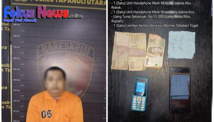 Polres Taput Amankan Pelaku Judi Togel Dari Pahae