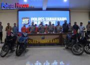 7 Tersangka Curanmor di Ringkus Polres Tanah Karo