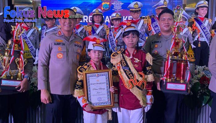 Prestasi Gemilang! Polres Bitung Juara I Patroli Keamanan Sekolah (PKS) dan Juara III Polisi Cilik (Pocil)