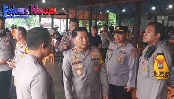 Kunker di Kota Bitung, Kapolda Sulut Irjen Pol.Dr. Roycke Harry Langie, SIK. MH di Sambut Kapolres Bitung