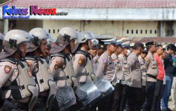 Kerahkan Anggota Pengamanan Pilkada, Polres Taput Pastikan pilkada Berjalan Aman Dan Kondusif