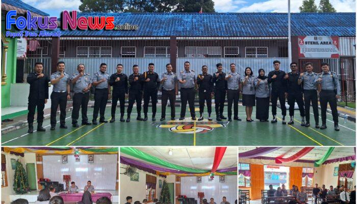 Jelang Natal, Rutan Tarutung Gelar Rapat Internal Demi Tingkatkan Keamanan