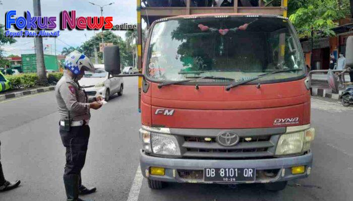 Penertiban Lalu Lintas Jelang Nataru di Bitung : Satlantas Polres Bitung Fokus Pelanggaran Kasat Mata