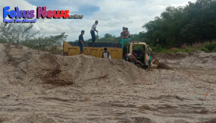 Diduga Oknum Kades Memanfaatkan Jabatannya Untuk Melakukan Penambangan Pasir Diduga Ilegal