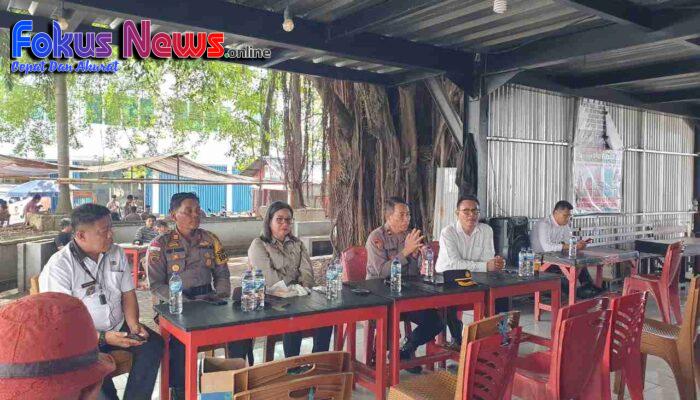 Responsif Tawuran Anak Muda di Pasar Tua Polres Bitung Lakukan Dialog Pemerintah, Tomas, Toga dan Masyarakat