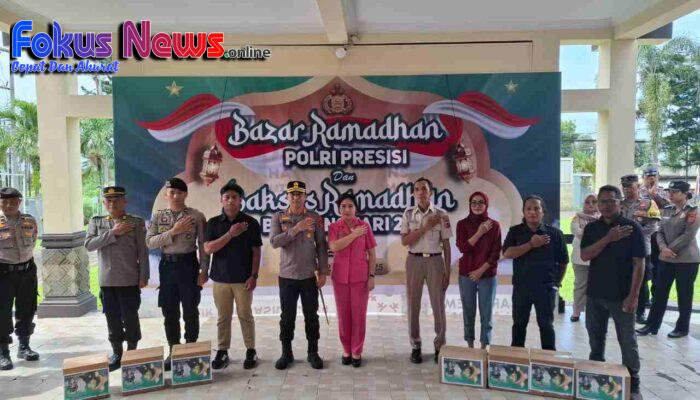 Bimbing Giat Bazar Ramadhan Polri Presisi dan Baksos Ramadhan Bhayangkari 2025, Kapolres Bitung : Perkuat Silaturahmi Polri dan Masyarakat