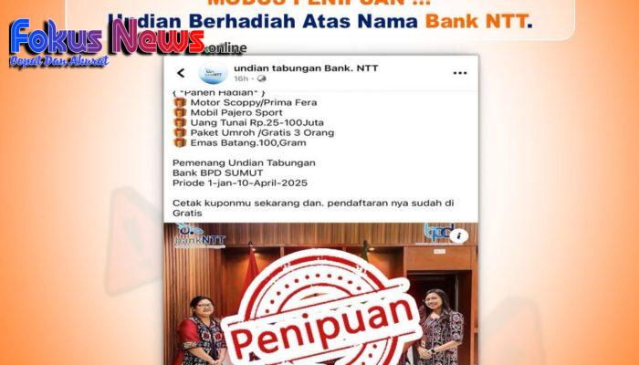 Waspada! Penipuan Berkedok Undian Bank NTT Marak di Media Sosial