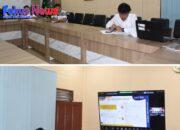 ATR/BPN Kabupaten Tapanuli Utara Lewat Zoom Ikuti Sosialisasi Advokasi Layanan Bantuan Hukum di Lingkungan Kantor Wilayah BPN Provinsi Sumatera Utara