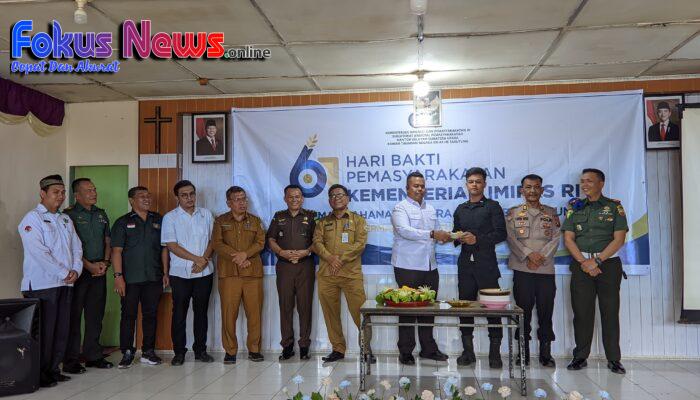 RUTARU Gelar Tasyakuran Hari Bakti Pemasyarakatan Ke-61 Bersama Forkopimda Taput